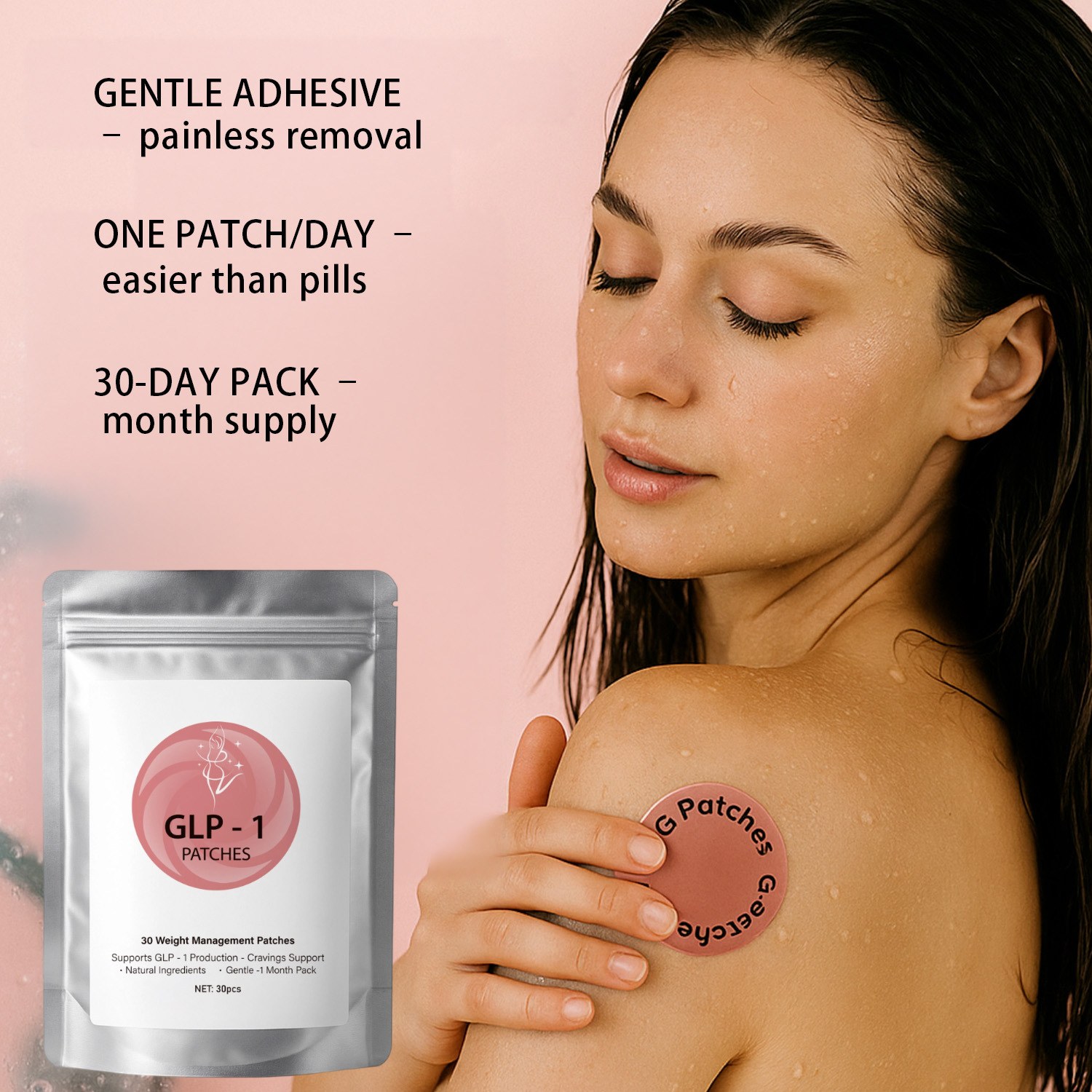 Body Care Patches Soothing Moisturizing Comfort For Skin Daily Wellness Adhesive Treatment 30 Patches
