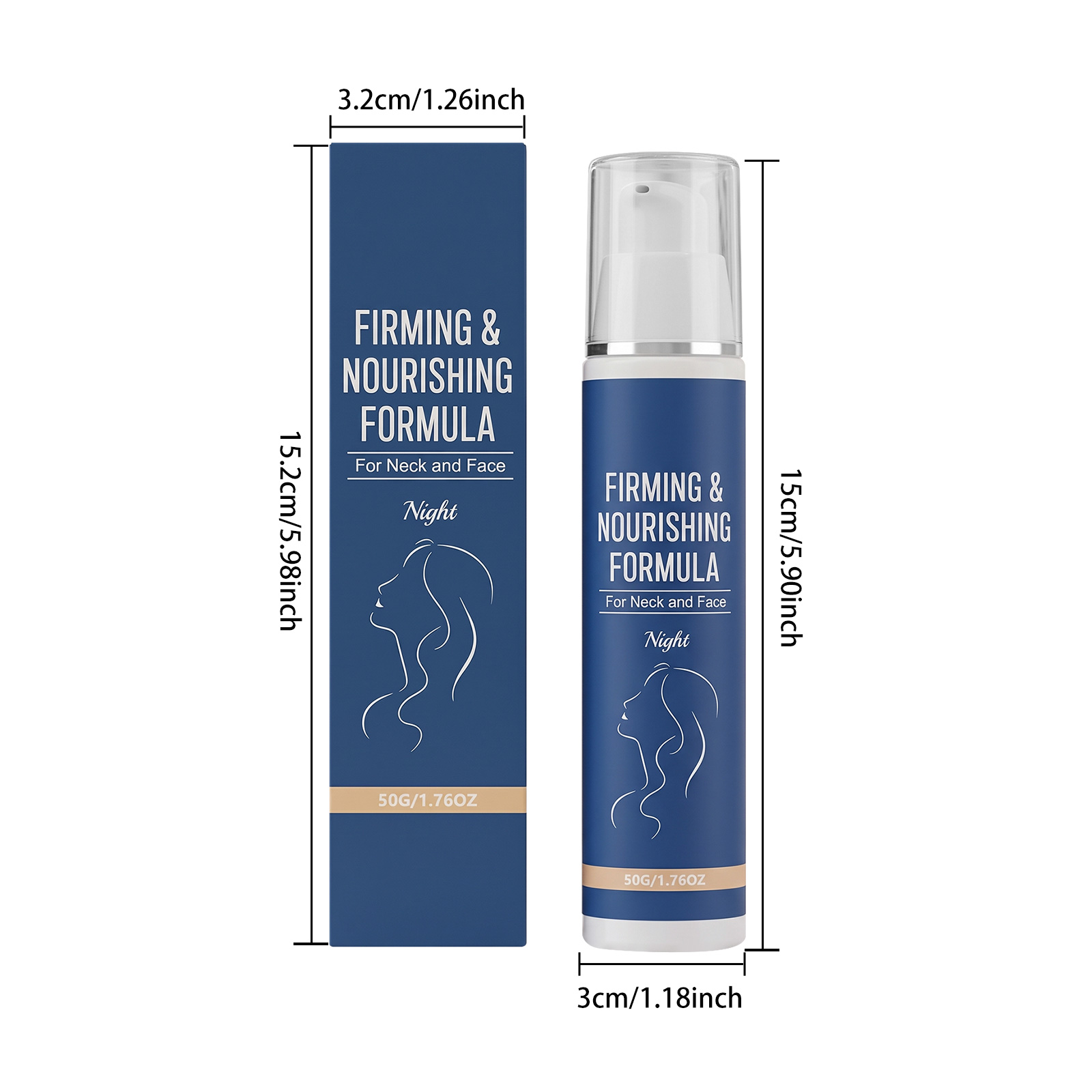 Firming Nourishing Night Cream Mild Care Light Weight Hydrating For Daily Dry Skin Use