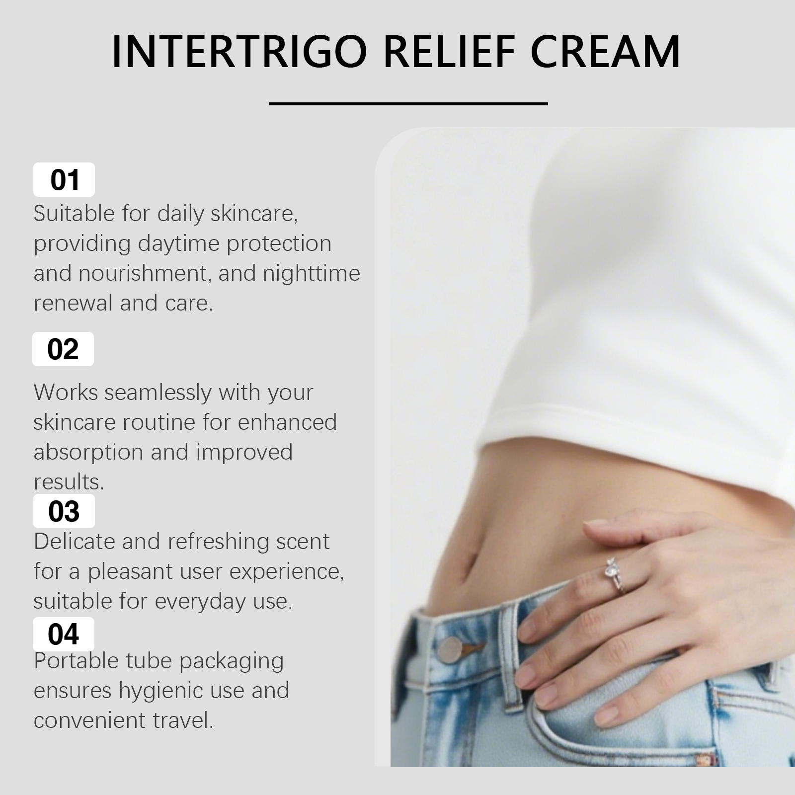 Skin Care Cream Mild Gentle Hydrated Delicate Refreshing Moisturizing Daily Comfort Light Care Body Skin