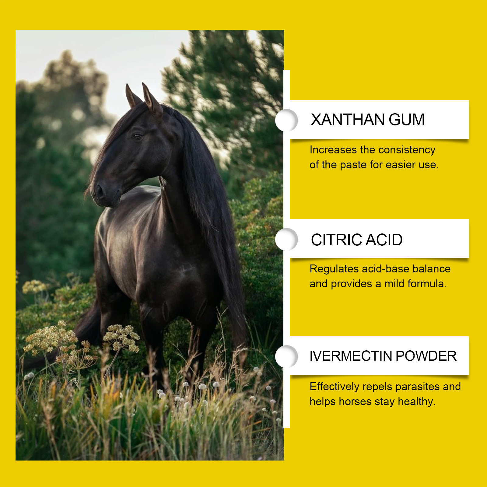 Apple Flavored Horse Ointment Mild Formula Repel Insects Regulate Balance Non Irritating Three Pack Special Care For Horses