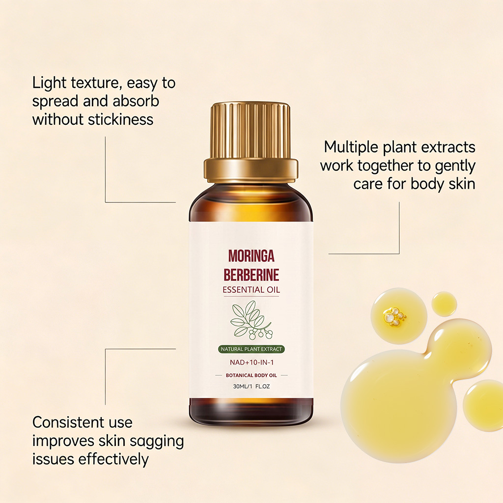 Plant Derived Body Essential Oil Blended With Herbs Fast Absorbing Mild Natural Fragrance For Full Body Massage