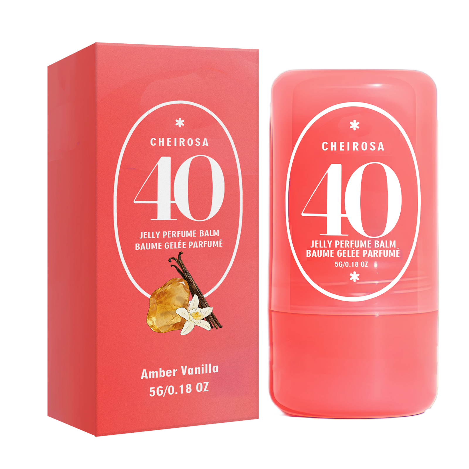Solid Perfume Balm Amber Vanilla Sweet Scent Portable Easy Apply Create Atmosphere Show Elegant Taste Carry Along Side
