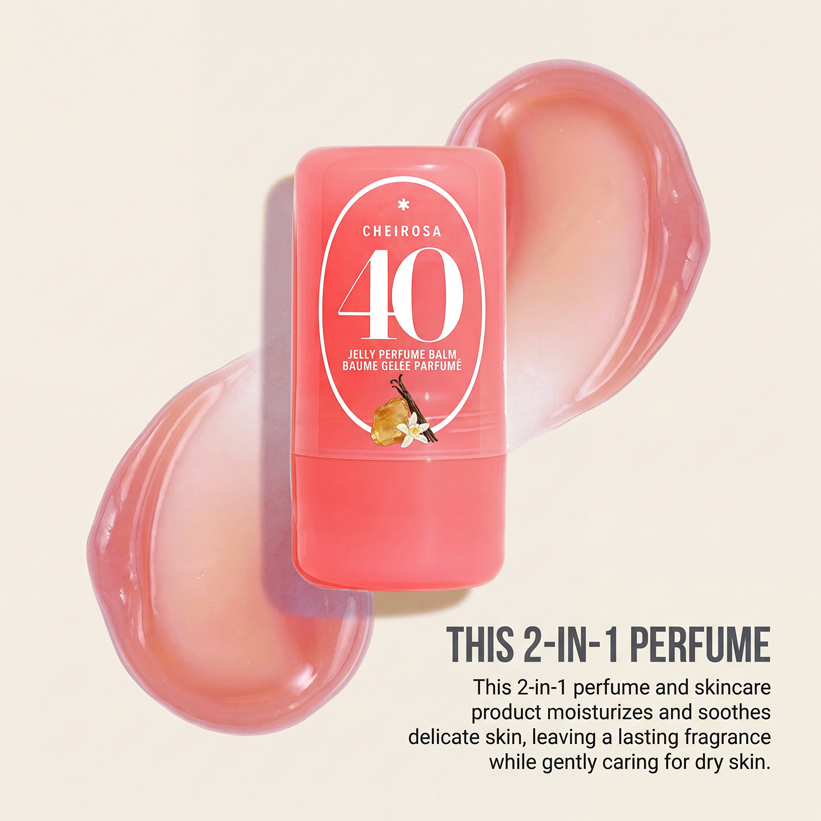 Solid Perfume Balm Amber Vanilla Sweet Scent Portable Easy Apply Create Atmosphere Show Elegant Taste Carry Along Side
