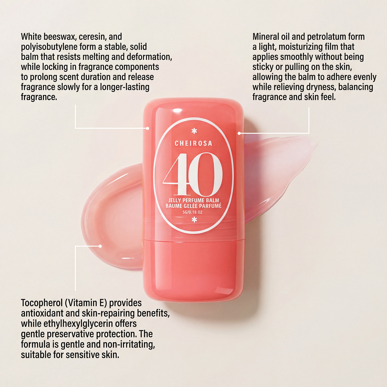 Solid Perfume Balm Amber Vanilla Sweet Scent Portable Easy Apply Create Atmosphere Show Elegant Taste Carry Along Side