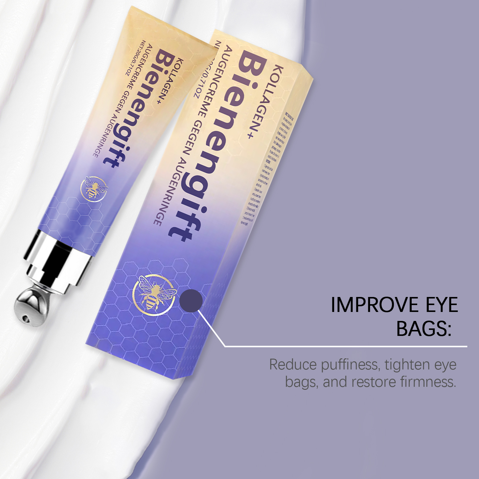 Moisturizing Eye Cream Mild Fine Smooth Soft Reduce Fine Lines Firm Skin Care