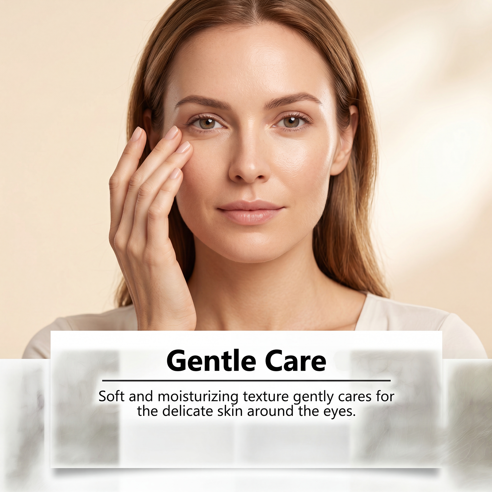 Revitalizing Eye Cream Mild Ingredients Hydrating Moisturizing Delicate Care Daily Gentle Massage Periorbital Skin