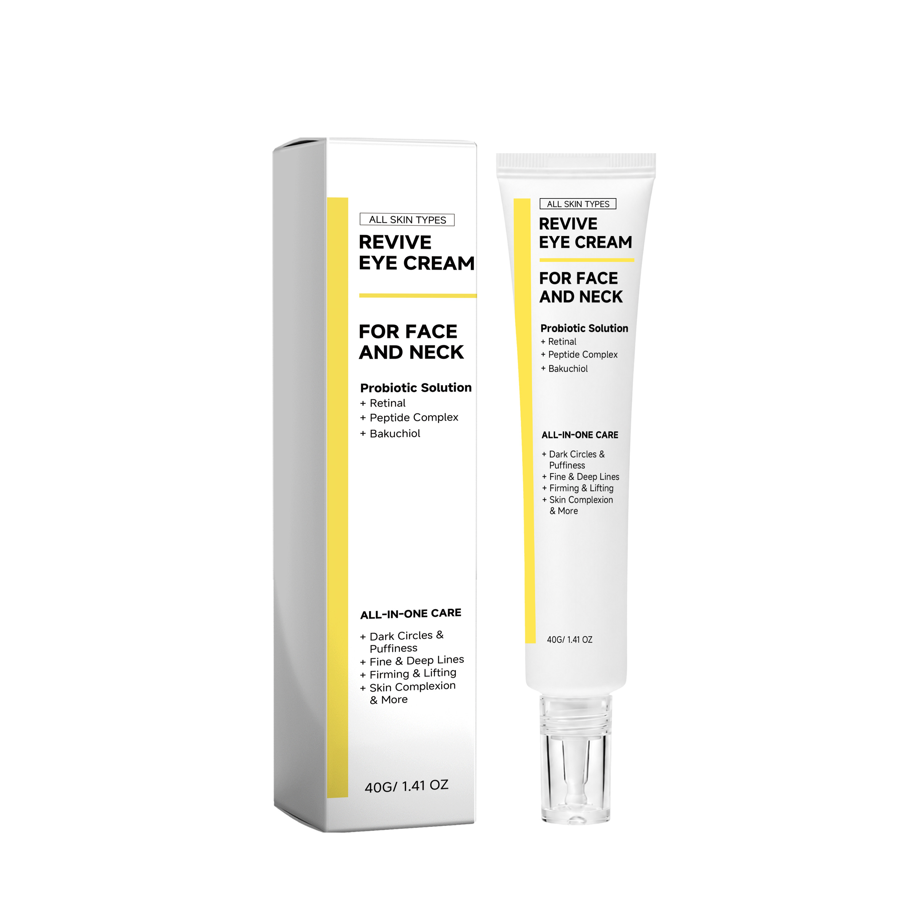 Revitalizing Eye Cream Mild Ingredients Hydrating Moisturizing Delicate Care Daily Gentle Massage Periorbital Skin