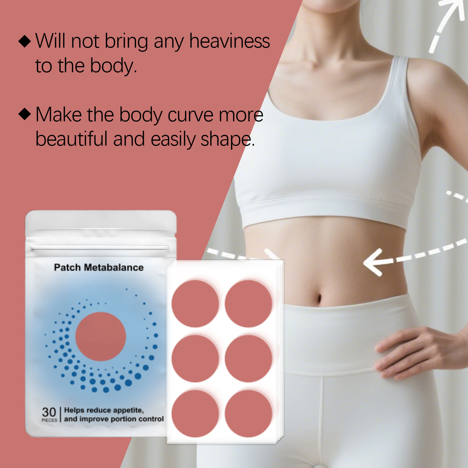 Body Care Patch Slim Figure Soft Skin Friendly Cozy Good Looking Portable Daily Shape Modify