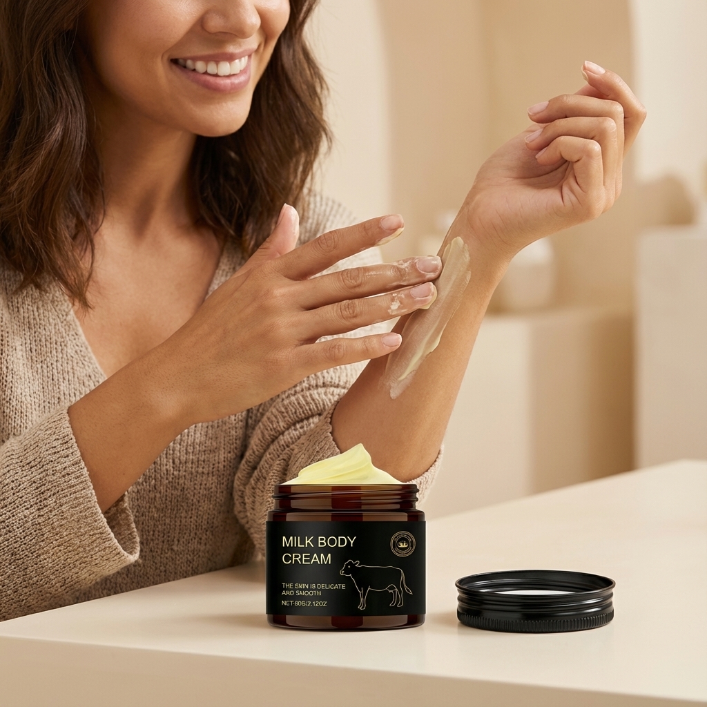 Body Moisturizing Cream Daily Hydrating Elastic Soft Refreshing Non Sticky Skin Care Lotion