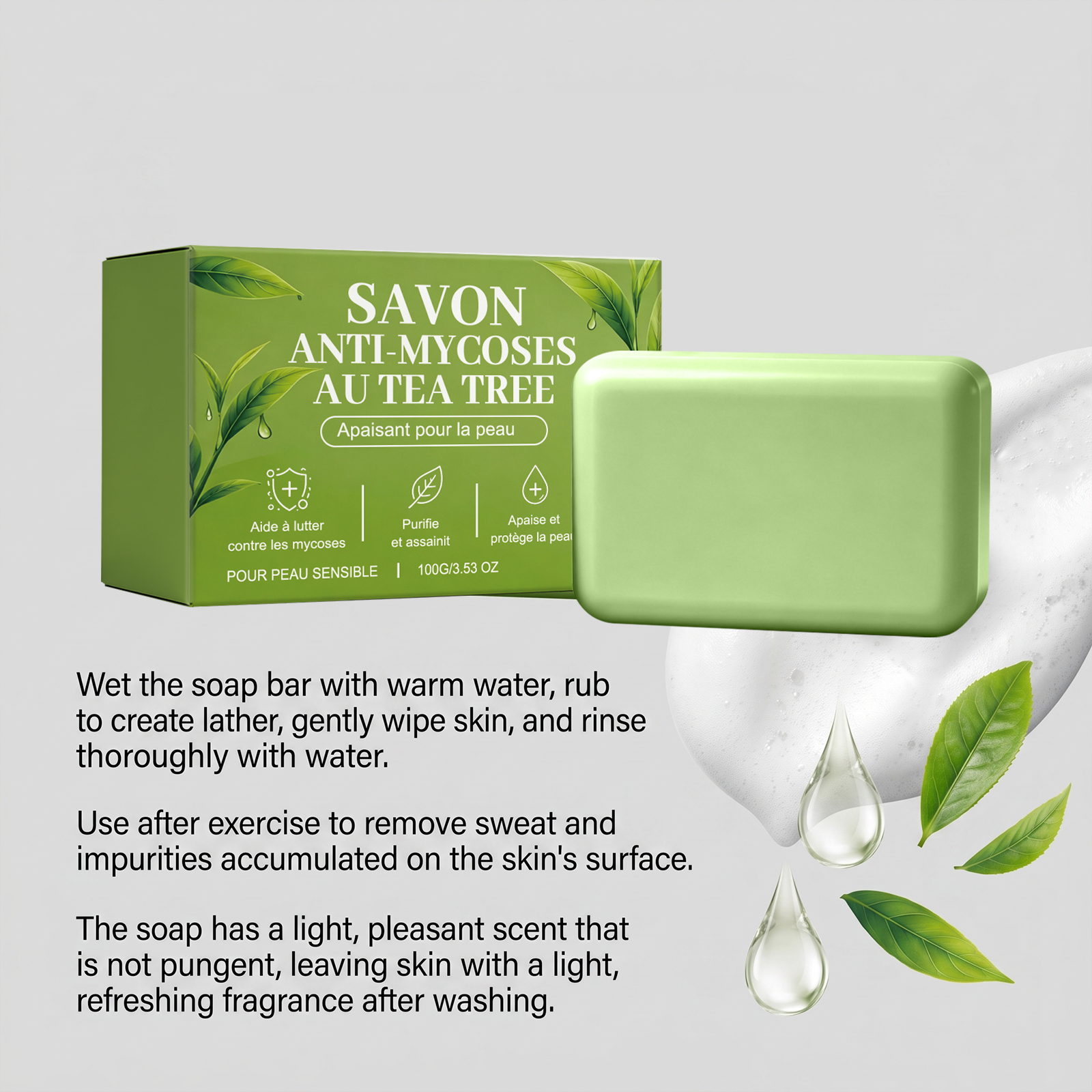 Skin Care Soap Tea Essence Moisturizing Handmade Soap Natural Base Body Bath Cleaning Fragrance Elegant Mild