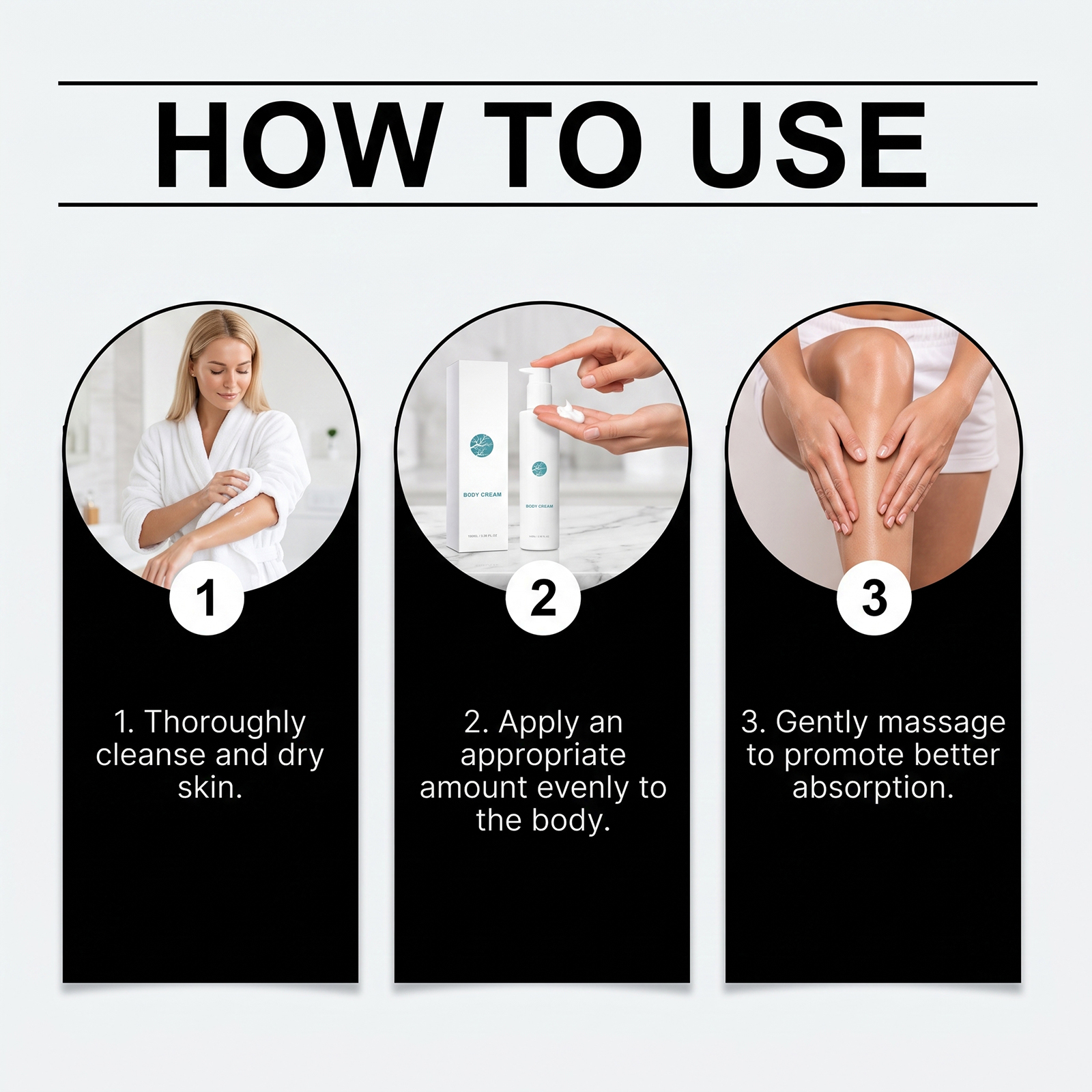 Moisturizing Body Cream Gentle Soft For Whole Body Daily Skin Care Lotion