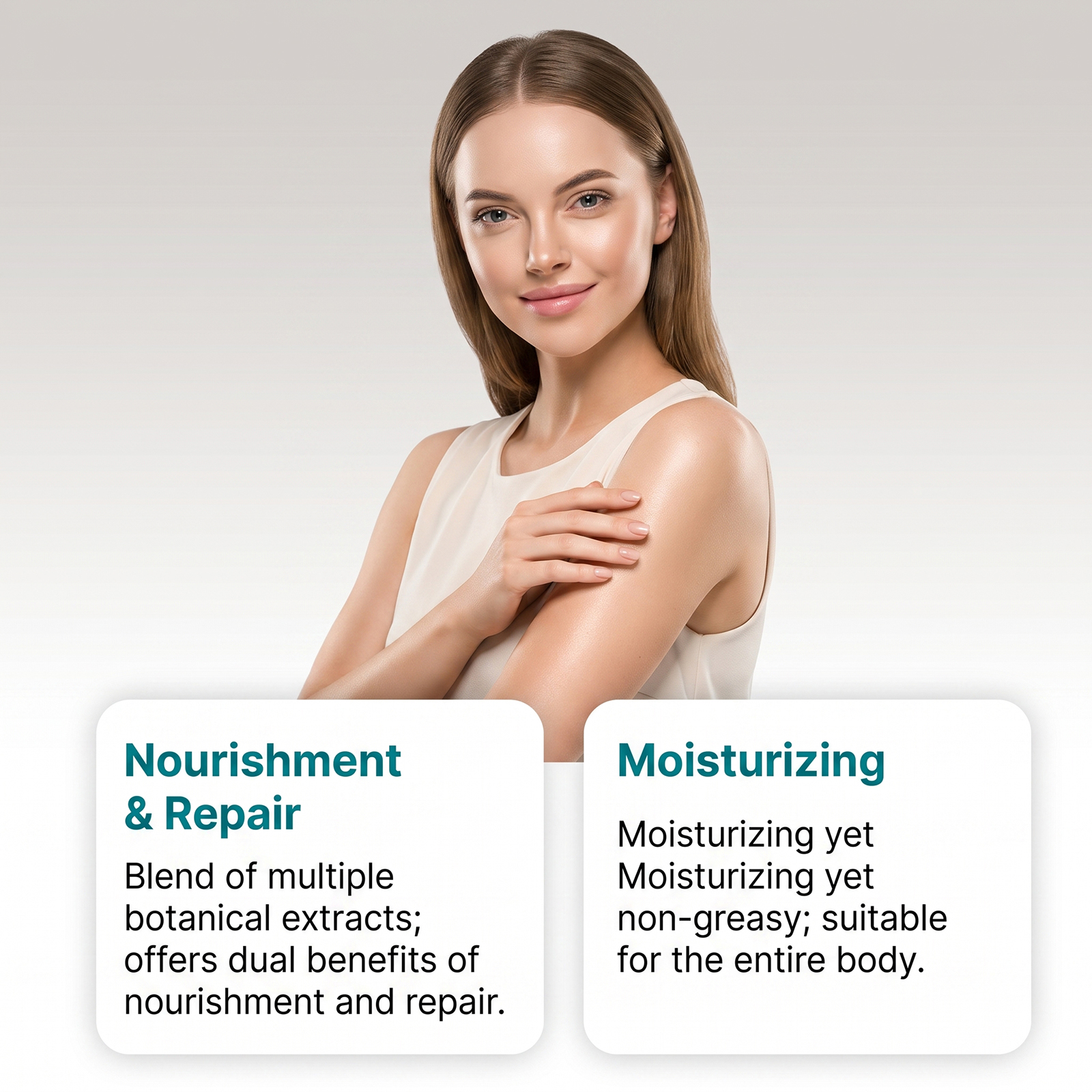 Moisturizing Body Cream Gentle Soft For Whole Body Daily Skin Care Lotion