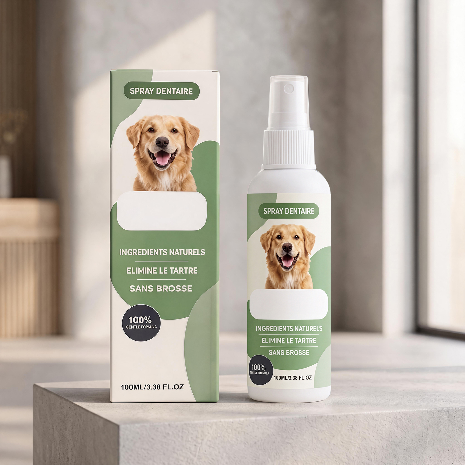 Pet Oral Spray Daily Mild Cleaning Fresh Breath Teeth Care Plaque Removal For Pets