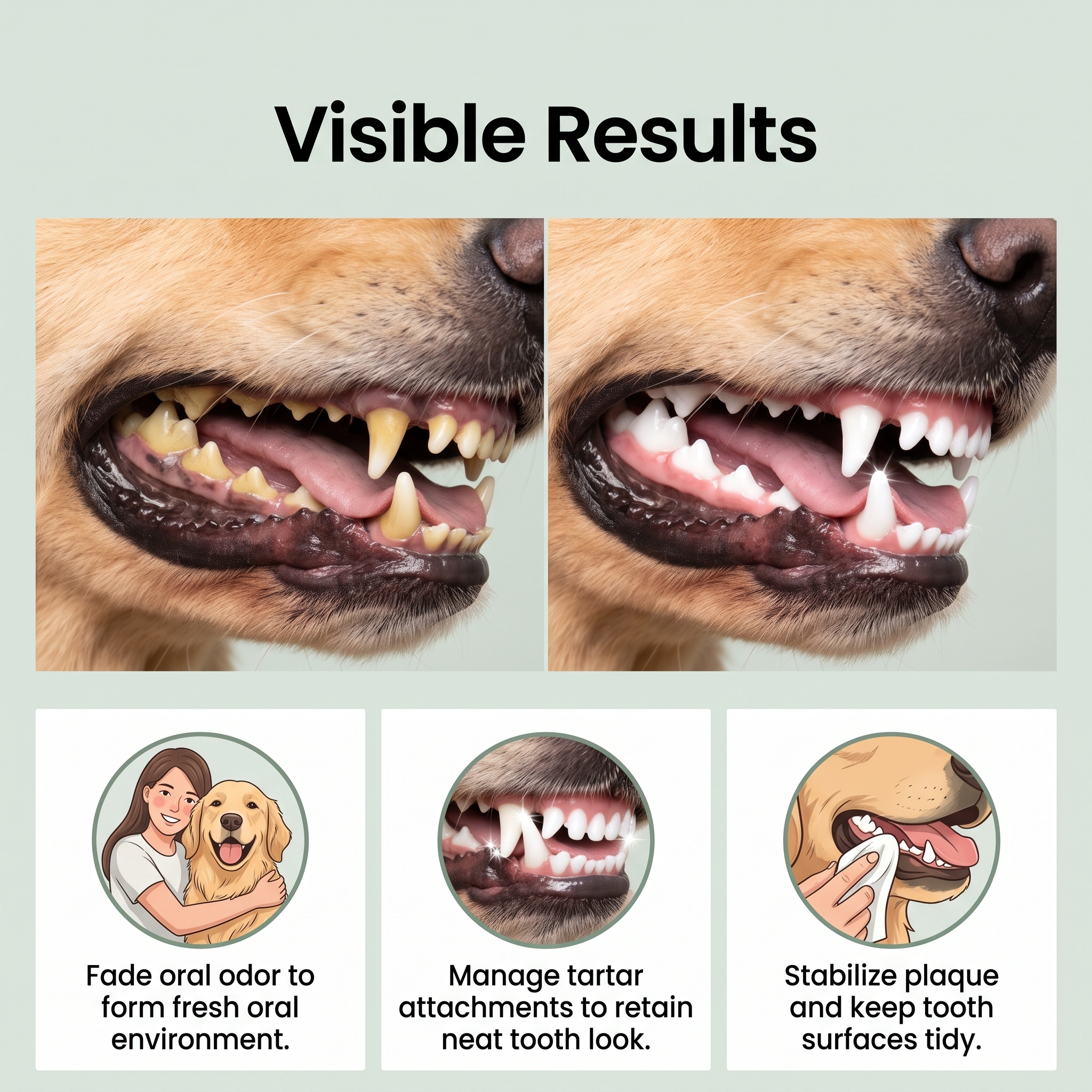 Pet Oral Spray Daily Mild Cleaning Fresh Breath Teeth Care Plaque Removal For Pets