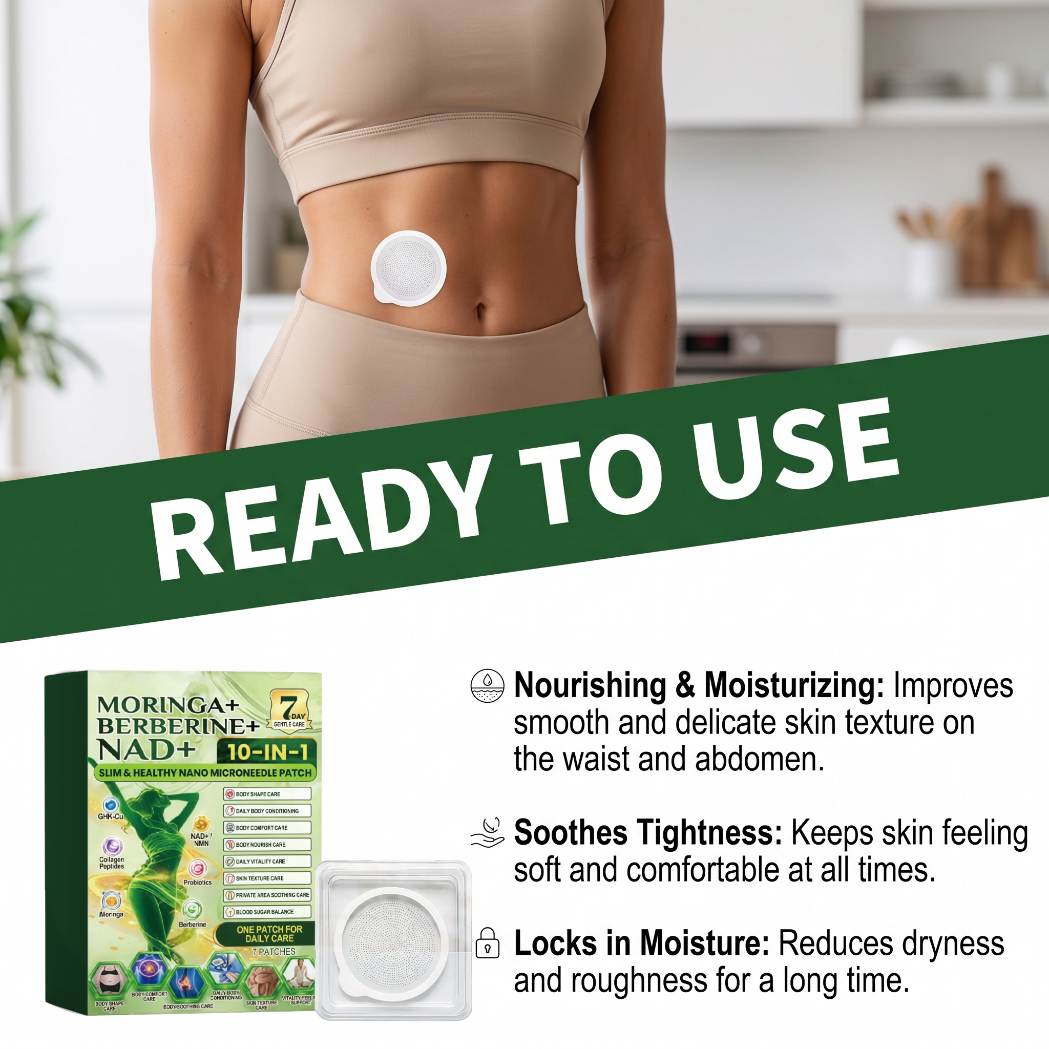 Body Care Patch Skin Friendly Breathable Shaping Figure Light Body Management Convenient Care Patch