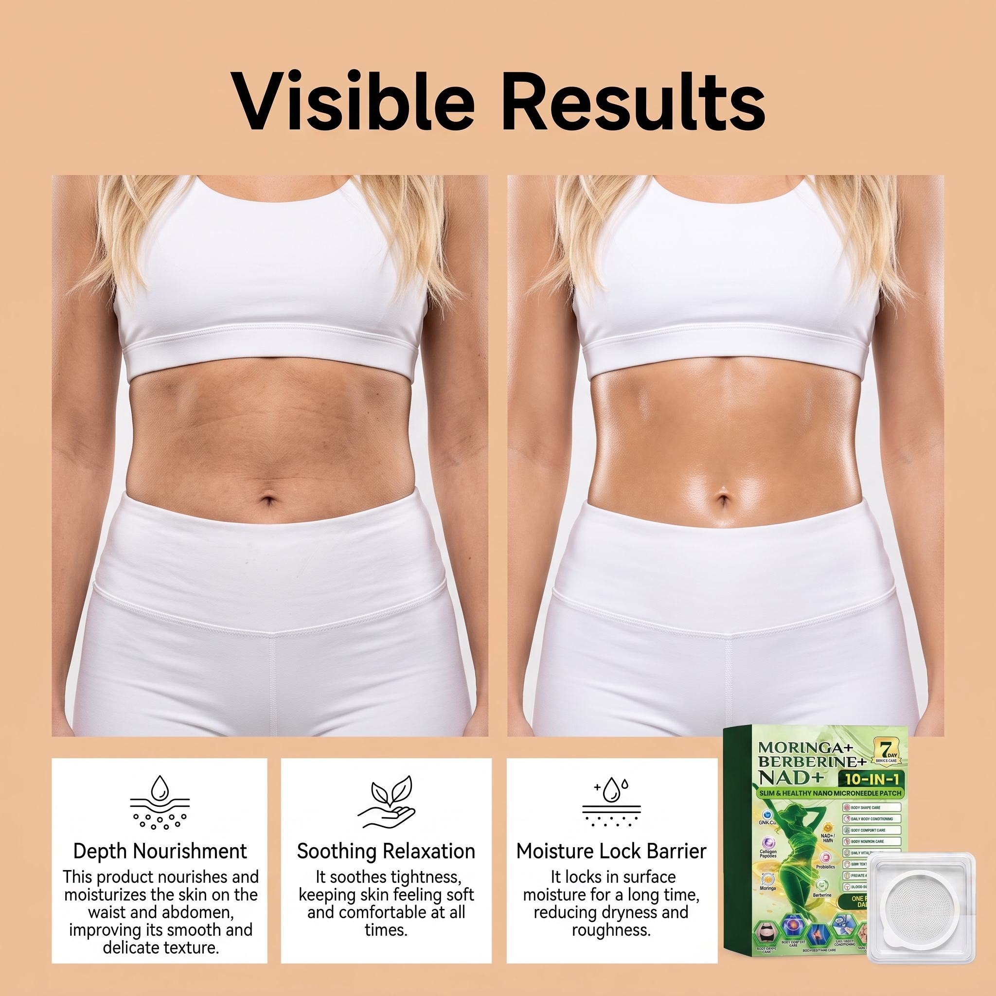 Body Care Patch Skin Friendly Breathable Shaping Figure Light Body Management Convenient Care Patch