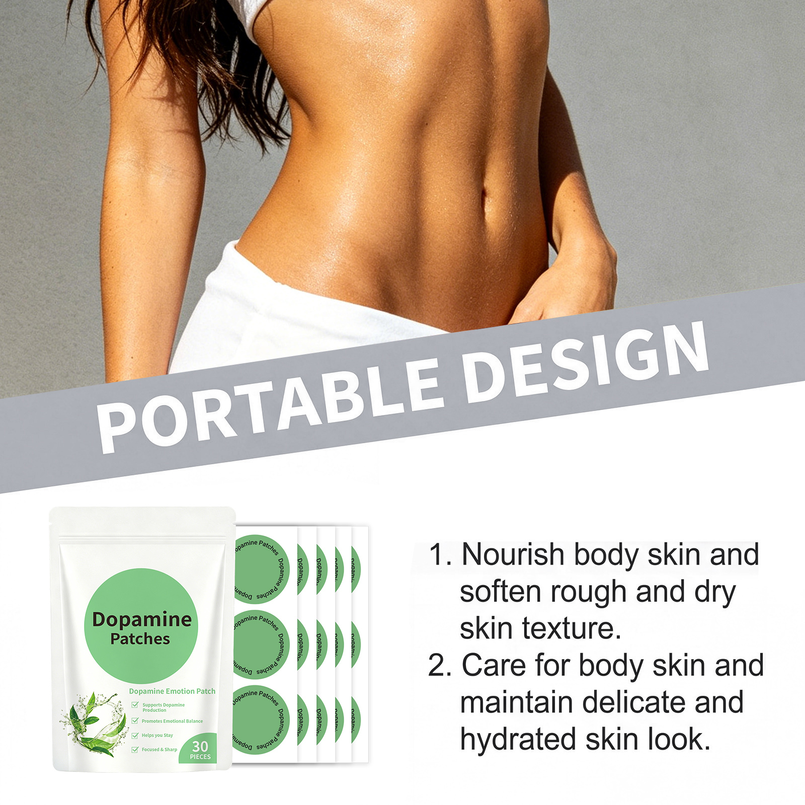 Body Care Patch Light Breathable Skinfriendly Daily Comfort Gentle External Nursing Sticker
