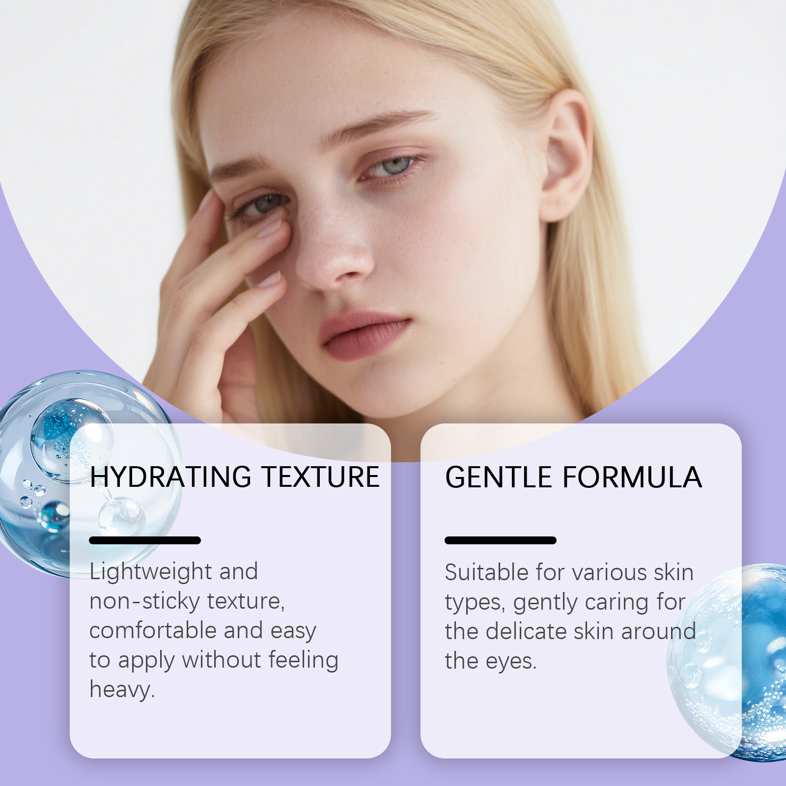 Retinol Moisturizing Eye Cream Nourish Soothe Comfort Eye Skin Elastic Plump Easy Smear Daily Care Lotion