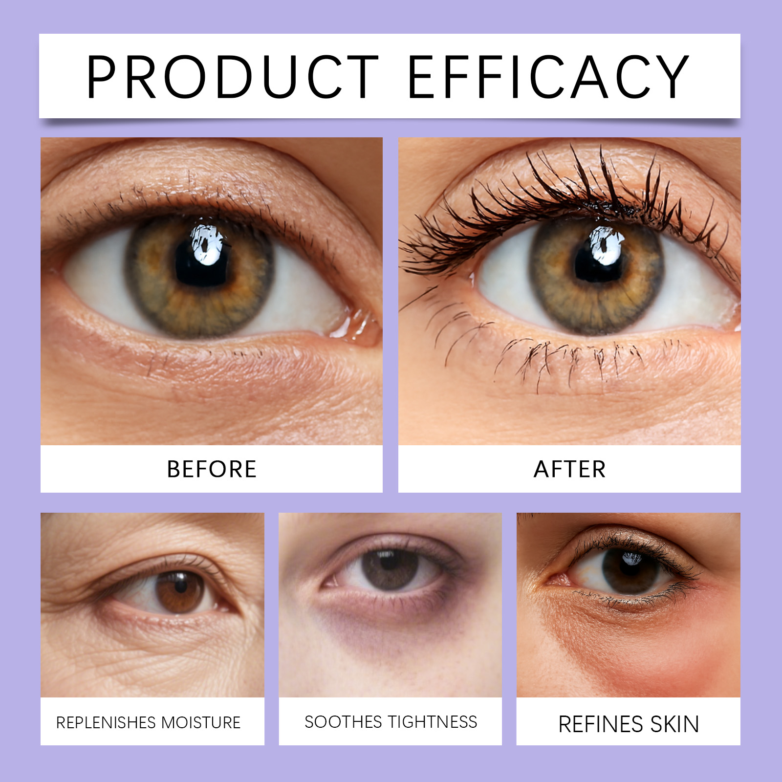 Retinol Moisturizing Eye Cream Nourish Soothe Comfort Eye Skin Elastic Plump Easy Smear Daily Care Lotion
