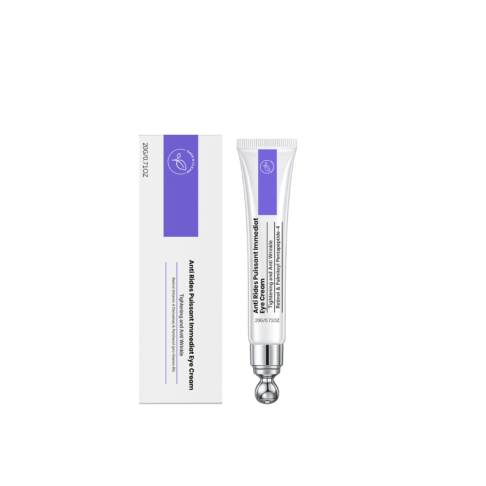 Retinol Moisturizing Eye Cream Nourish Soothe Comfort Eye Skin Elastic Plump Easy Smear Daily Care Lotion