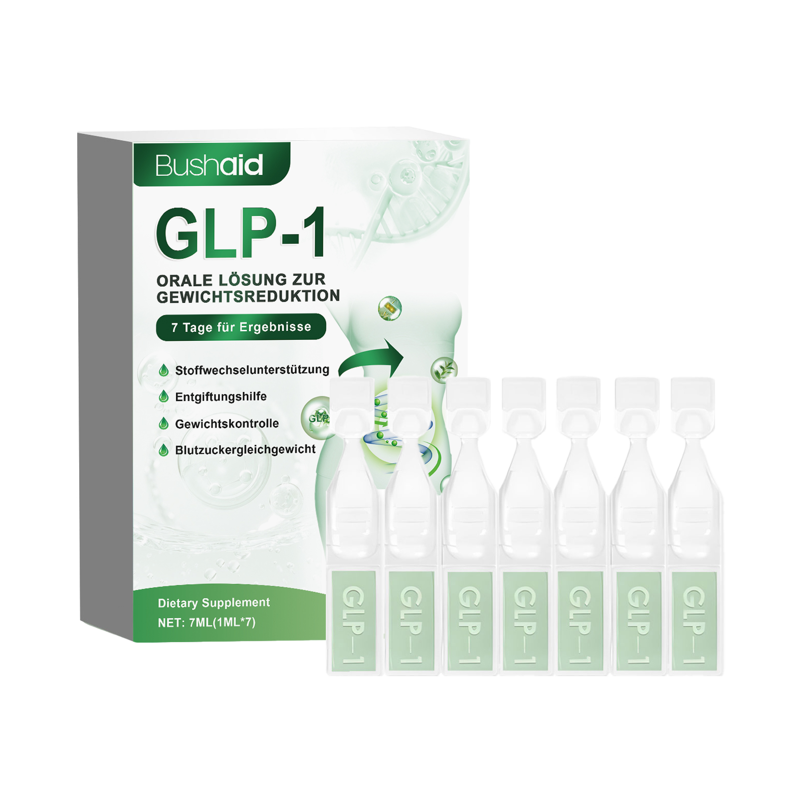 Glp 1 Slimming Shaping Drops Body Treatment For Whole Body Fat Reduction And Figure Contouring