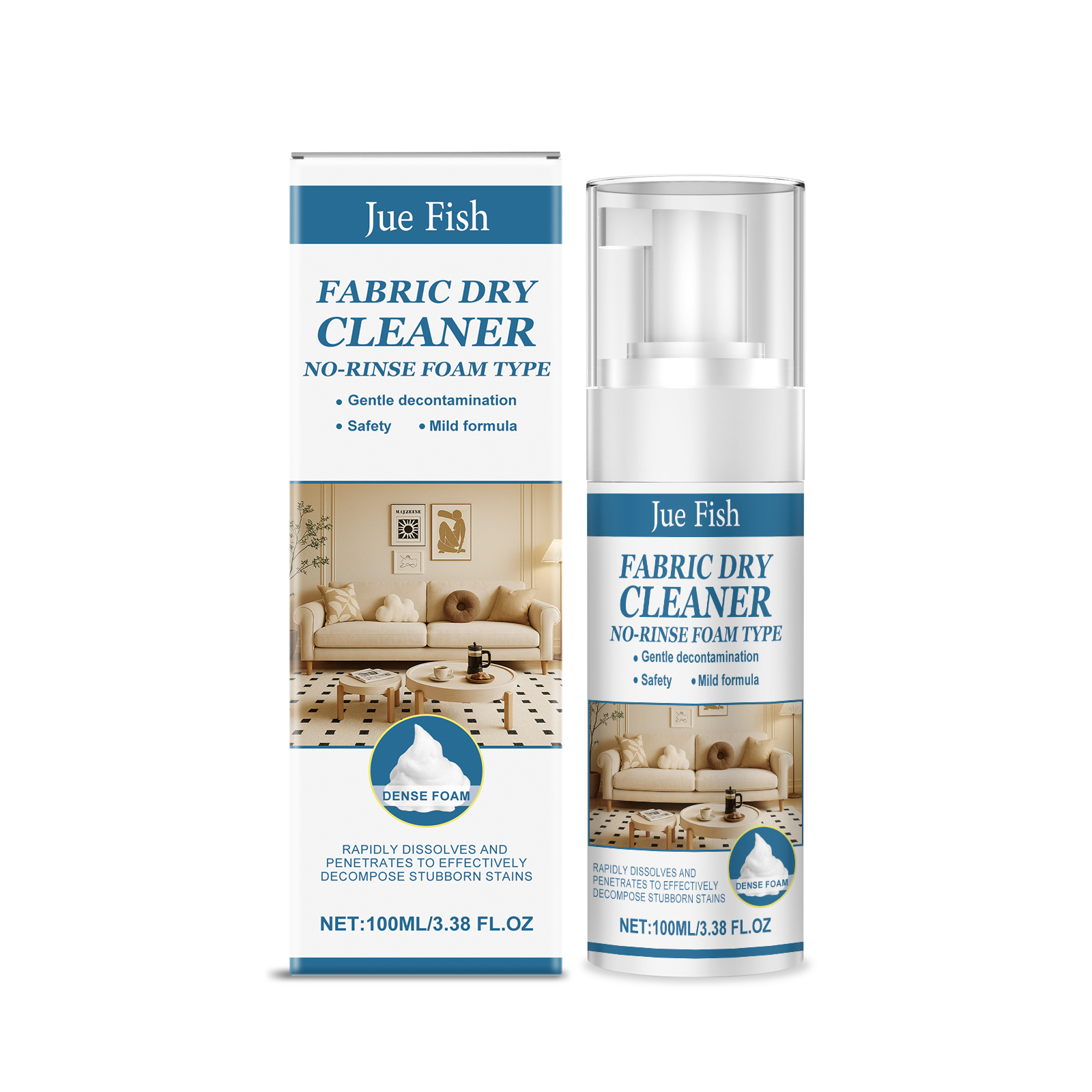 Fabric Sofa Cleaner Household Stain Removing Washing Liquid For Living Room Sofa Cushion Pillow Fabric General Use