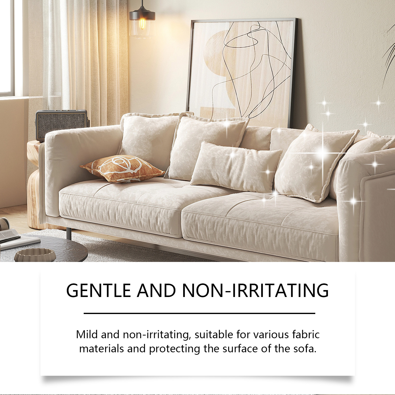 Fabric Sofa Cleaner Household Stain Removing Washing Liquid For Living Room Sofa Cushion Pillow Fabric General Use