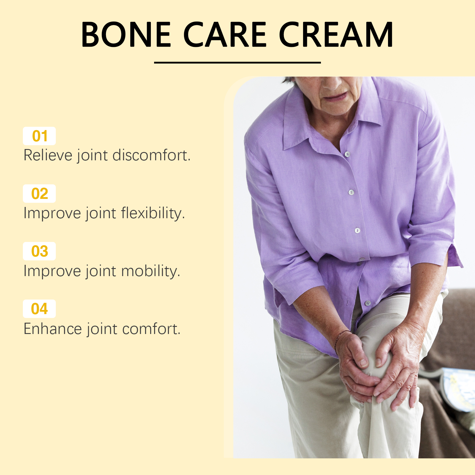 Joint Care Cream Nourishing Mild External Massage Ointment For Joints Knees Wrists