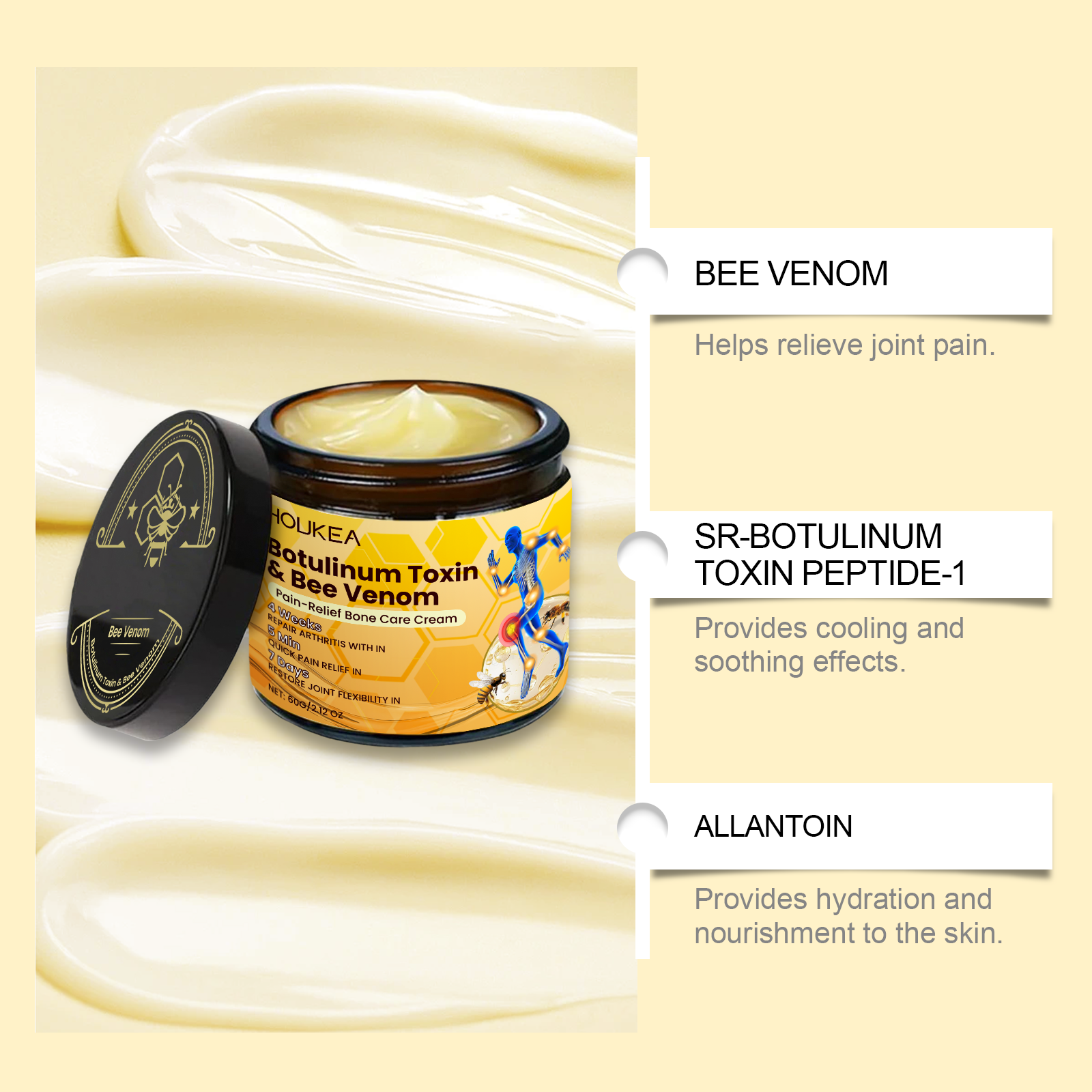 Joint Care Cream Nourishing Mild External Massage Ointment For Joints Knees Wrists