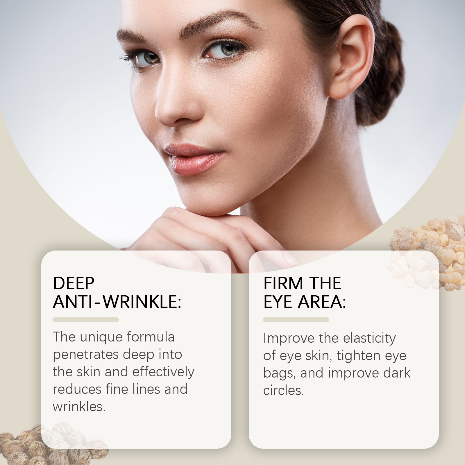 Firming Eye Roller Essential Oil Gentle Care Firm Eye Skin Moisturizing Hydrating Eye Care