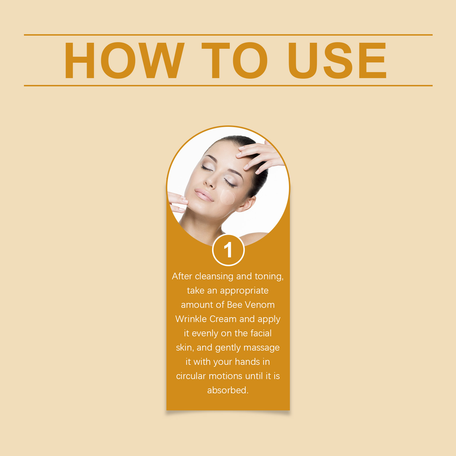 Bee Venom Facial Cream Gentle Care Light Lock Water Boost Skin Elasticity Delicate Moisturizing Face Lotion
