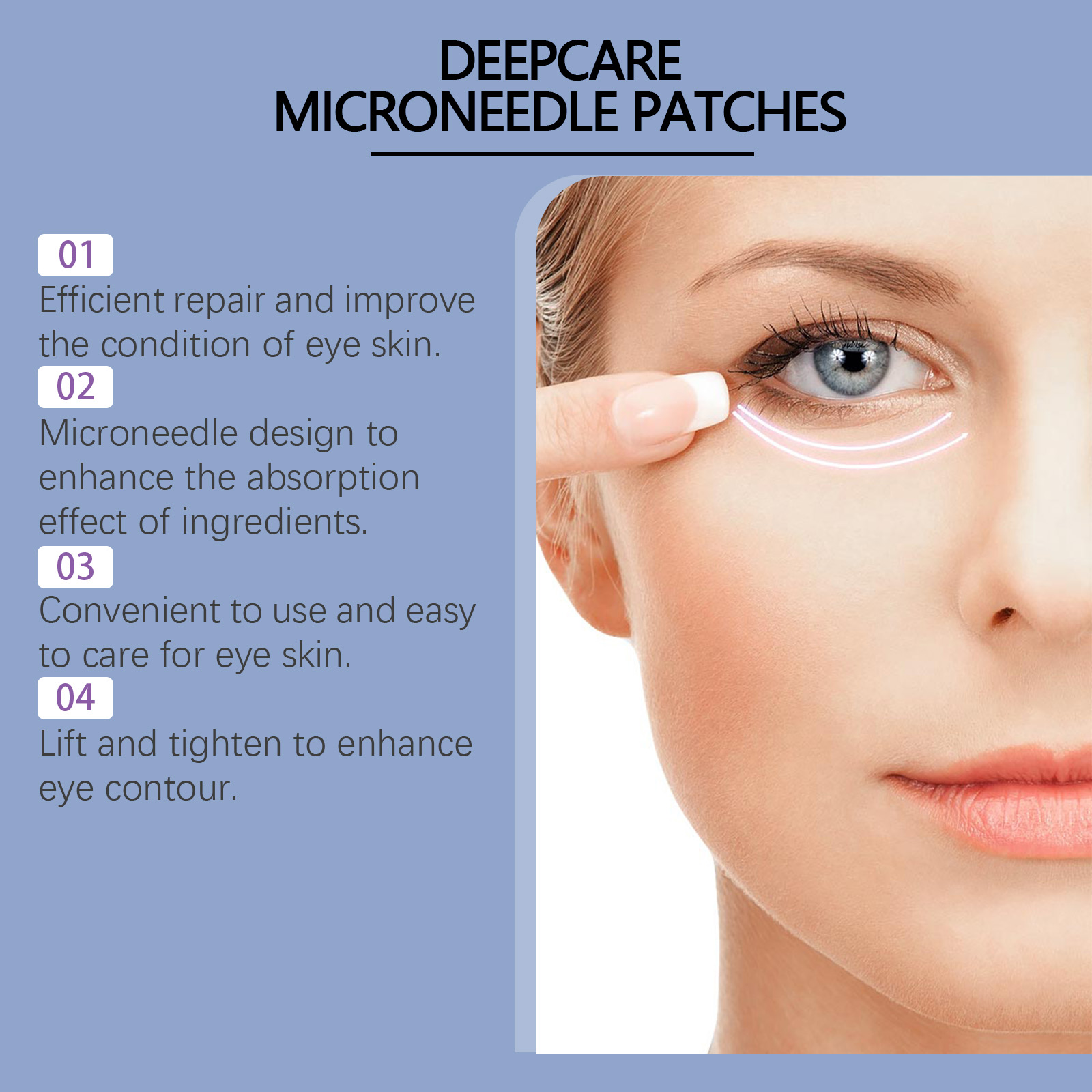 Eye Mask Patch Daily Soft Delicate Eye Area Moisturizing Hydrating Lightweight Comfortable Gentle Sheet Eye Mask
