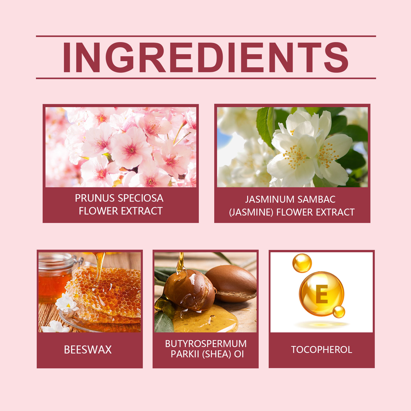 Solid Cherry Blossom Balm Gentle Elegant Long Lasting Light Fragrance Radiate Charm Refreshing Non Sticky Dating Pocket Perfume Balm