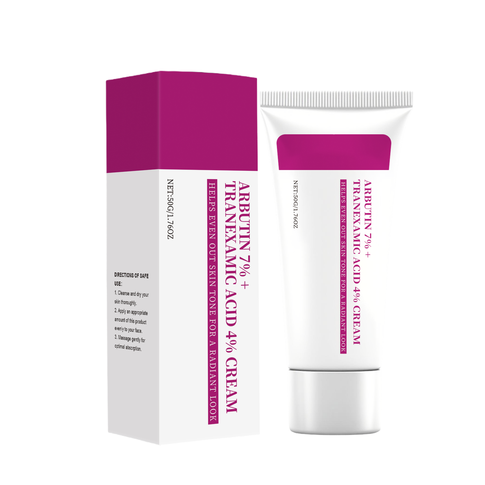 Arbutin Face Cream Moisturizing Nourishing Even Skin Tone Dark Spot Fading Daily Face Care 1 PCS