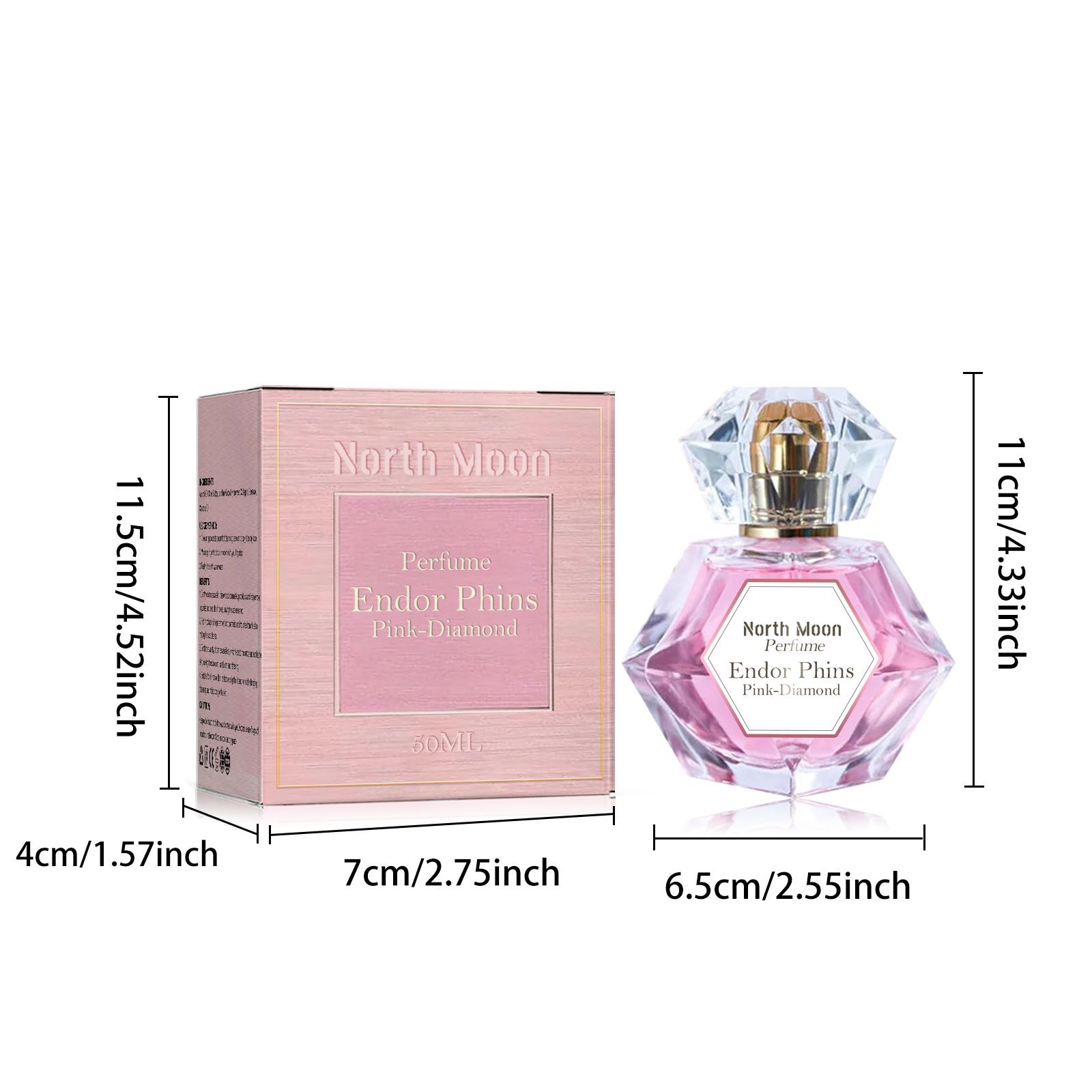Pink Diamond Charm Perfume Rose Patchouli Fresh Long Lasting For Daily Wear And Dates
