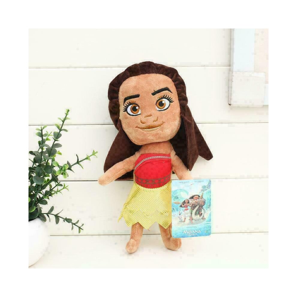 4PCS/SET Moana Movie Maui Pua Heihei Cartoon Soft Plush Kids Doll Toy