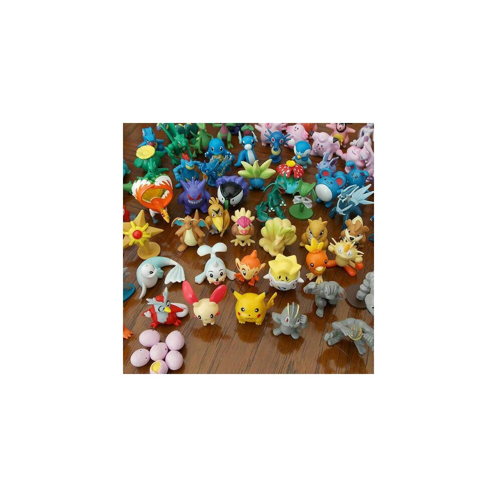 144pcs Pokemon Monster Collectible Action Figures Doll Set Kids Toy