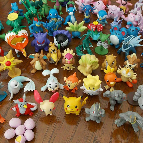 144pcs Pokemon Monster Collectible Action Figures Doll Set Kids Toy