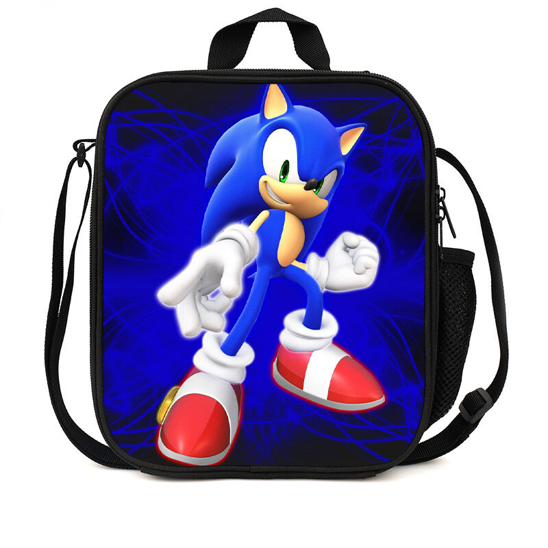(Sonic I) Sonic Insulated Lunch Bag School Outdoor Lunch Box