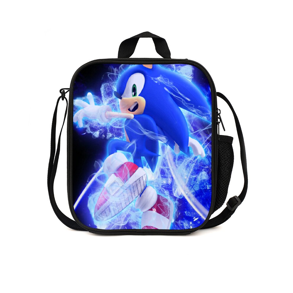 (Sonic I) Sonic Insulated Lunch Bag School Outdoor Lunch Box