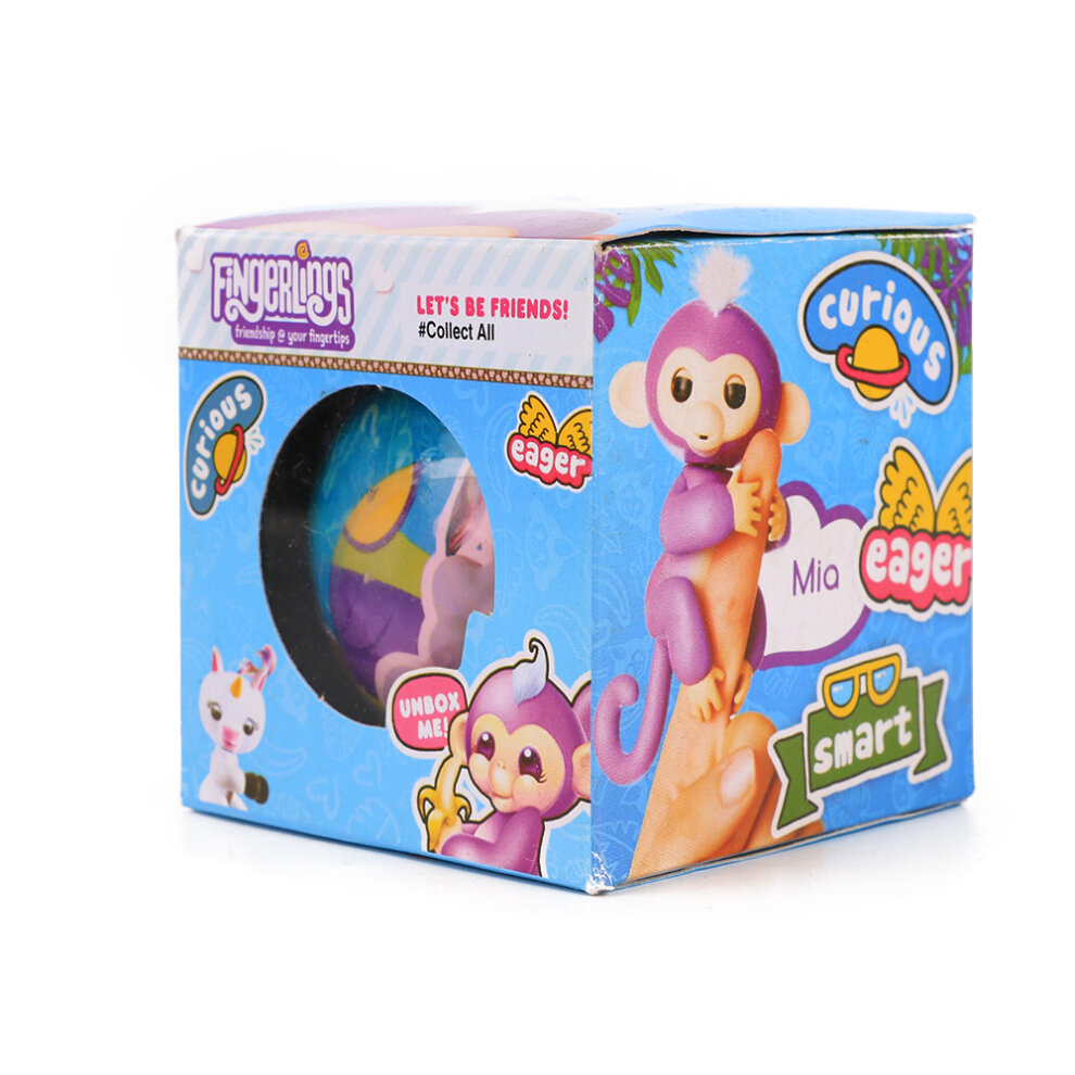 (4 in 1) Fingerlings Monkey Interactive Baby Pet Blind Box