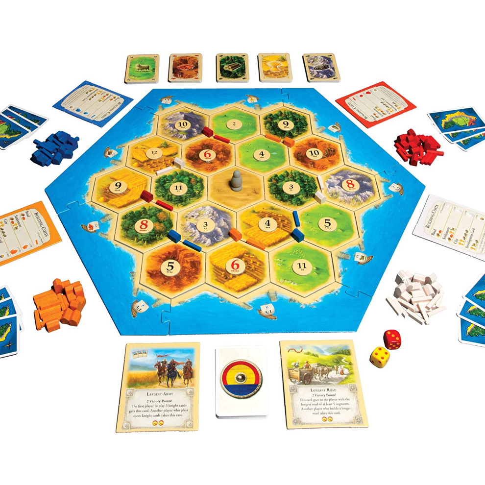 (Catan Board Seaman Game Extended Version 5~6 Peopl) Board Game Family Leisure Party Entertainment