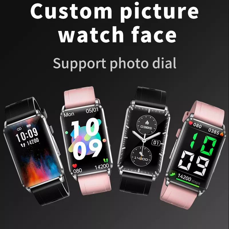 ECG Recorder Blood Glucose Smart Watch 1.57inch Monitor Fitness Smartwatch
