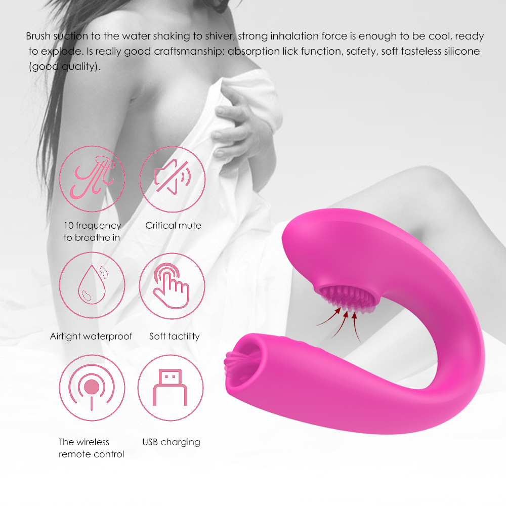 Clitoral Stimulator G-Spot Vibrator Licking Sex Toys for Women Swing Sucking Dildo Bullet Tongue Massager for Quick Orgasm Adult Toy for Couples with Remote Control