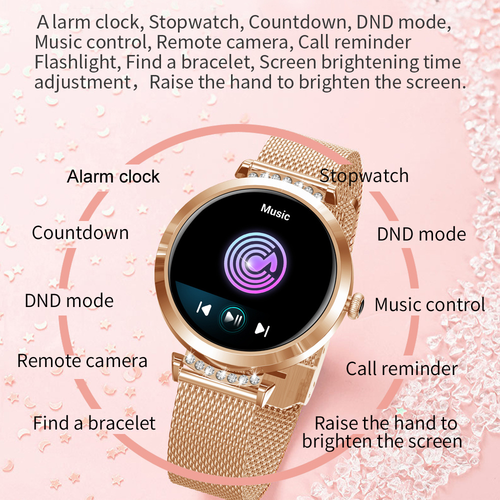 Lady Smartwatch Sports Fitness Tracking Smart Watch Women Wristband