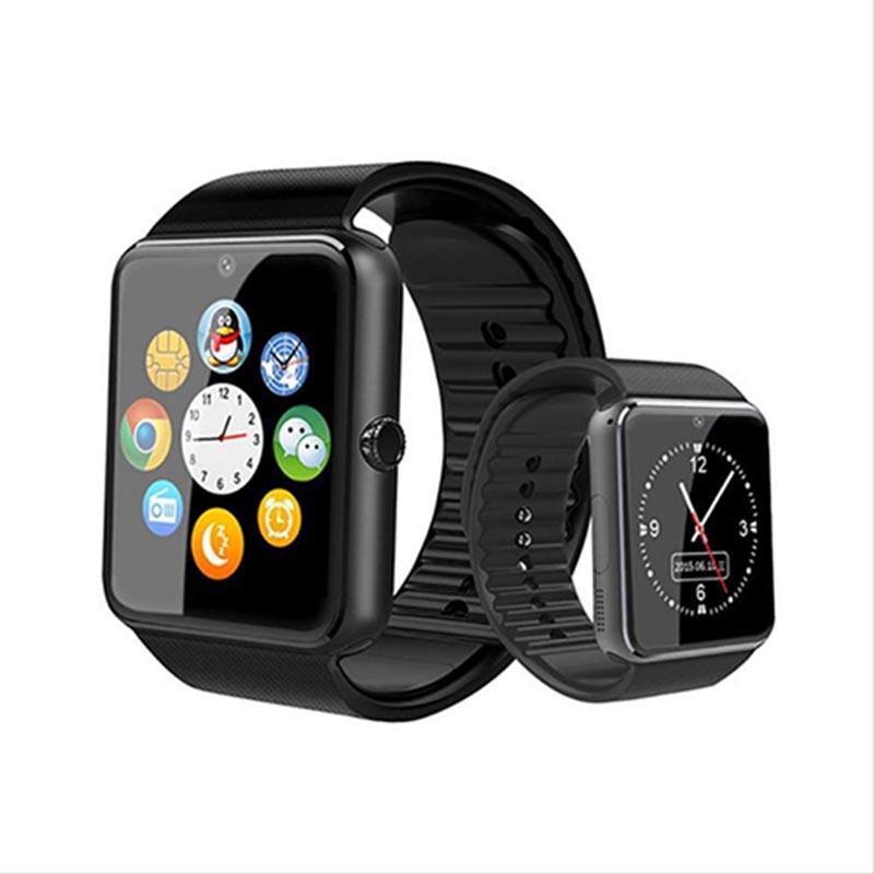 Bluetooth Smart Watch Camera For Android iOS GSM GPRS SIM TF Card Black