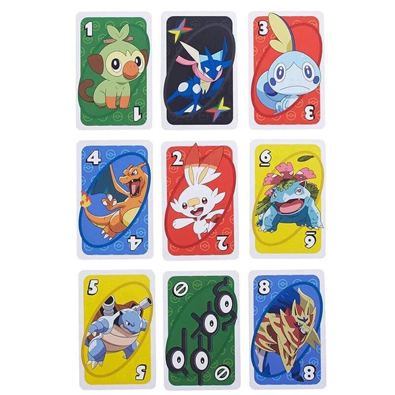 Pokemon UNO Card Game Family Entertainment Gift