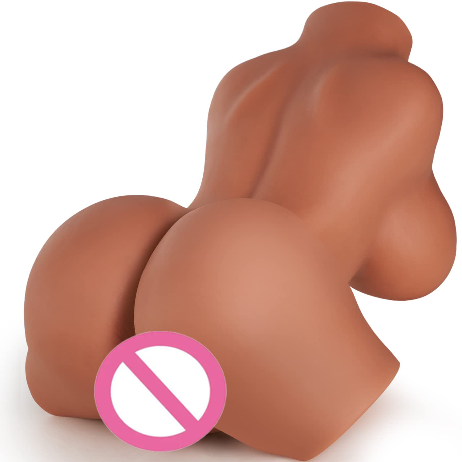 Sex Doll Male Masturbator Realistic Love Dolls Torso Adult Sex Toy for Men Pleasure with Big Boobs Realistic Vagina and Tight Anus for Men Brown-Skin 5.9Lb Down-Sized