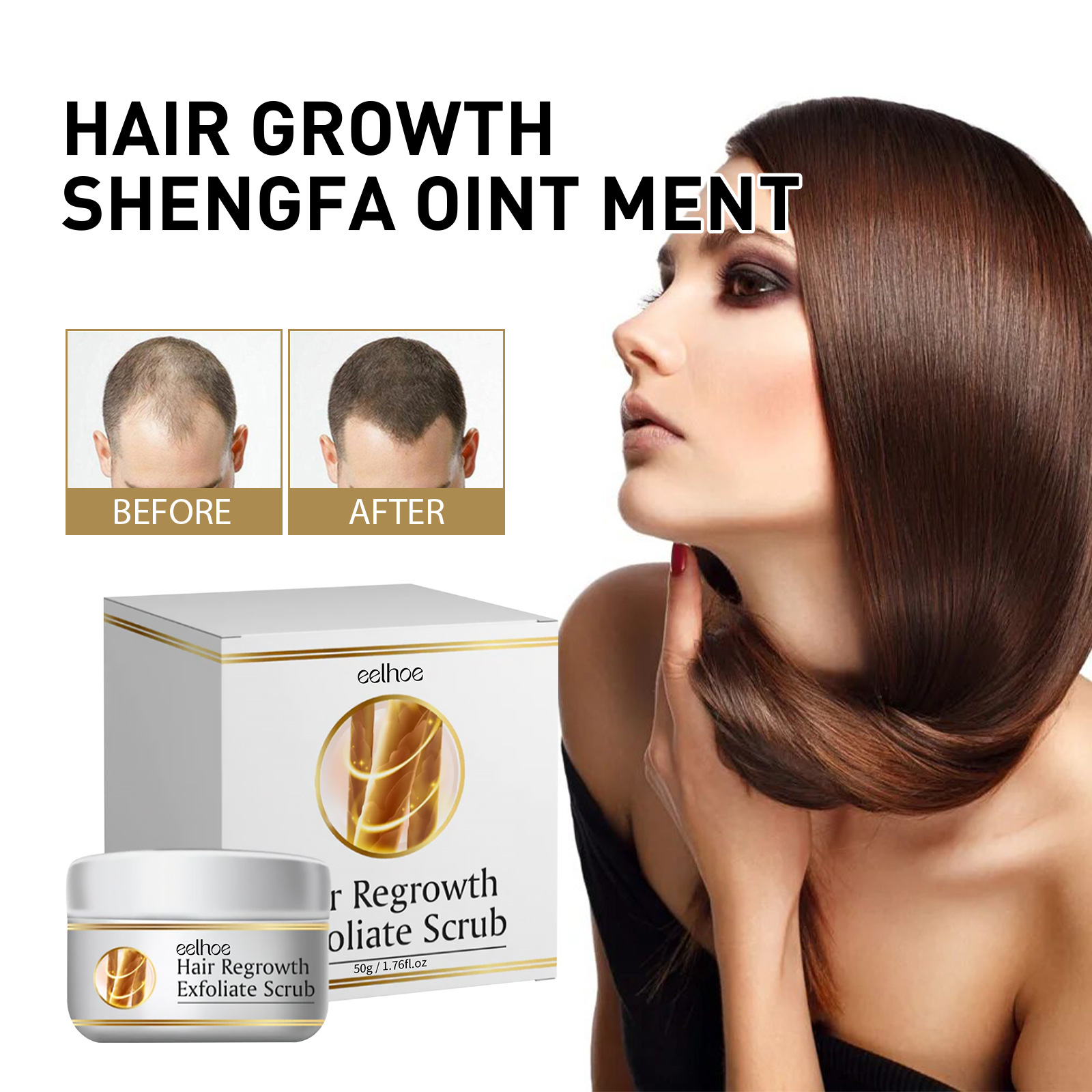 Hair Scrub Hair Exfoliating Scrub Cleaning Dandruff Fluffy Moisturizing Firming Scalp Care Hair Care Promotes Hair Growth Exfoliatings Scalp Scrubber