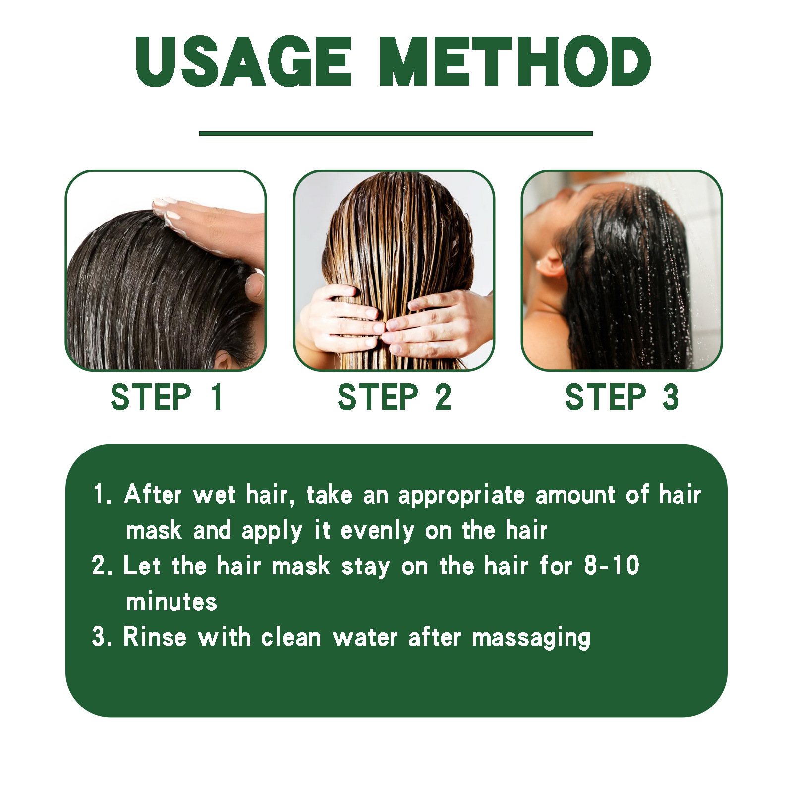 Keratin Nourishing Hair Mask Repairing The Tail Split Hair Conditioner Deep Moisturizing And Smoothing Hair Care 50ml